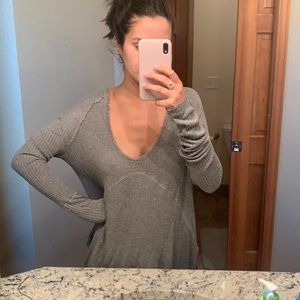 Free people grey sweater